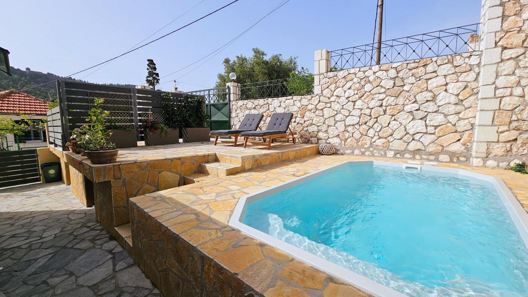 Villa Apoplous With Pool Asos Exteriér fotografie