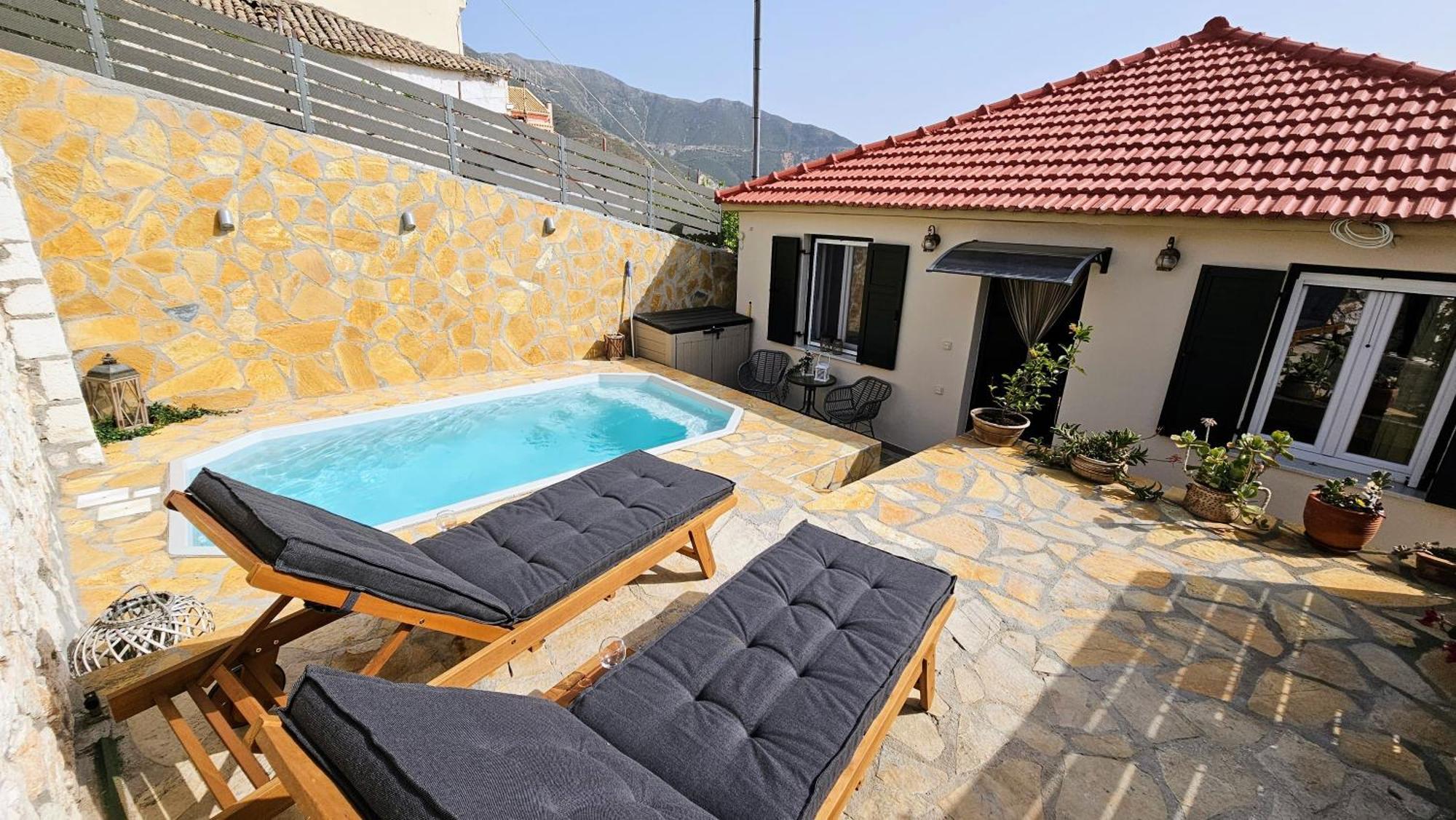 Villa Apoplous With Pool Asos Exteriér fotografie